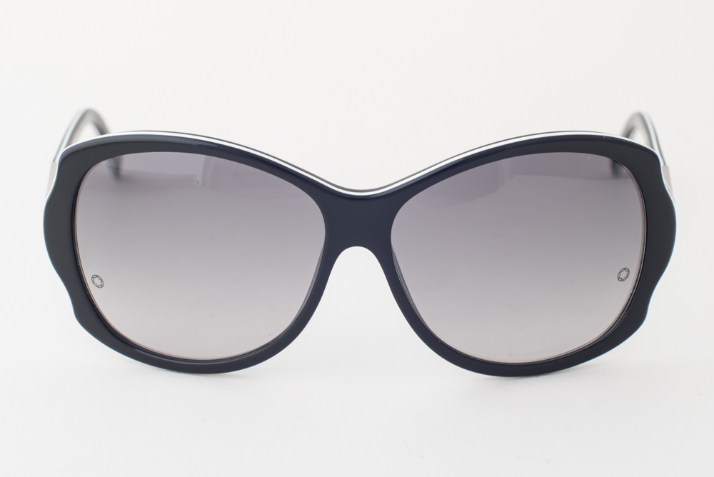 MONTBLANC Cala Luna Black / Gray Gradient Sunglasses MB314S  display picture 1