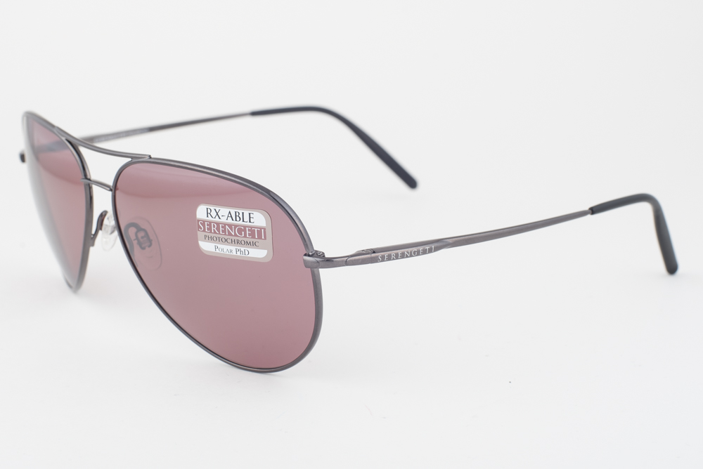 Serengeti MEDIUM AVIATOR Shiny Gunmetal / Polarized Sedona  display picture 1