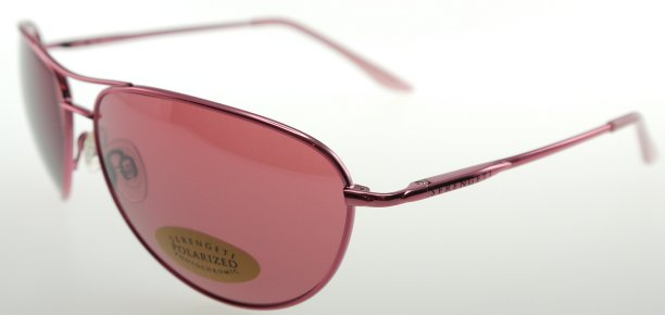 SERENGETI NAPOLI Aviator Pink / Sedona Polarized Sunglasses 