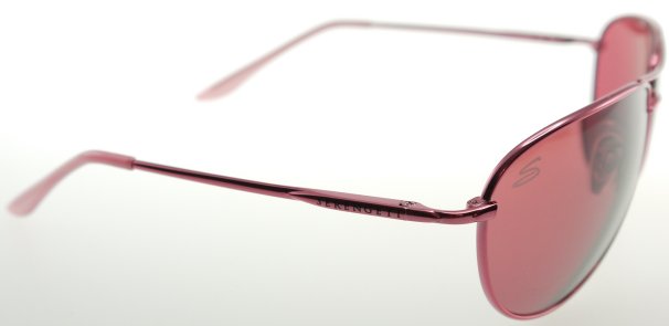 Serengei NAPOLI UNISEX SUNGLASSES SERENGETI NAPOLI Aviator Pink / Sedona Polarized Sunglasses  main image 3