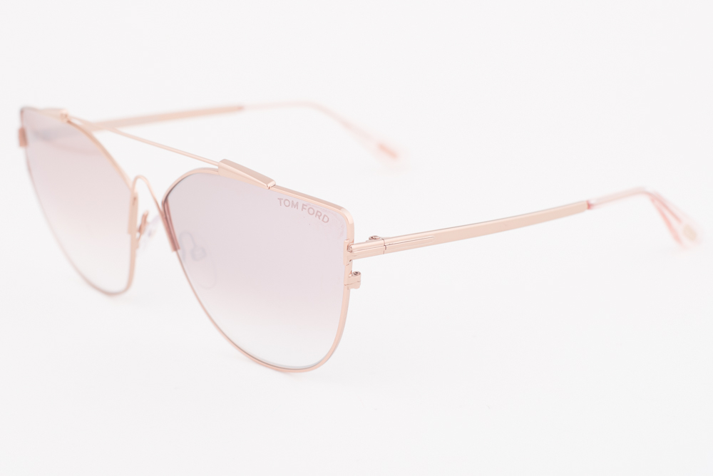 Tom Ford JACQUELYN 563 33Z Rose Gold / Violet Mirror  display picture 1